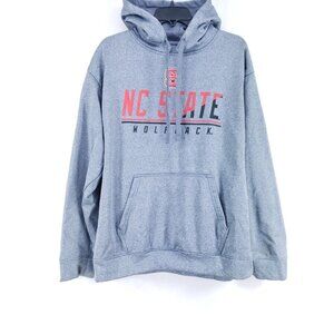 NC State Wolfpack Hooded Sweatshirt Men's Size Large Gray